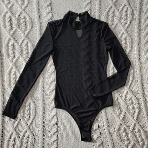 Mesh Long Sleeve Bodysuit